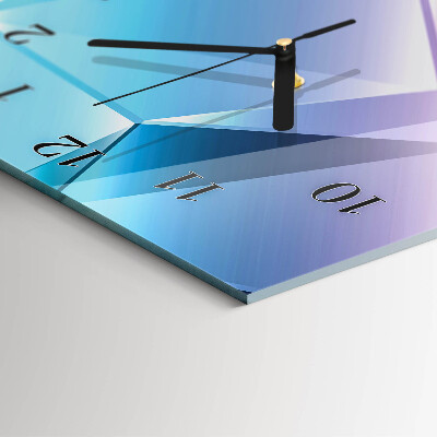 Horloge verticale en verre Motif 3d