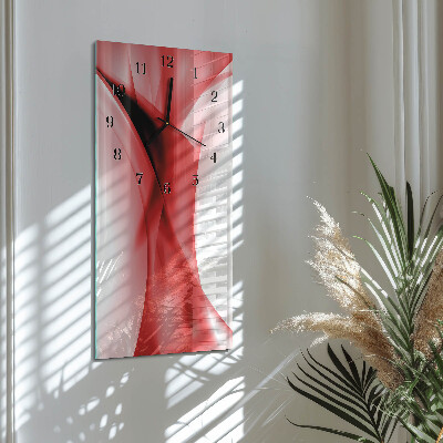 Horloge verticale en verre Modèle