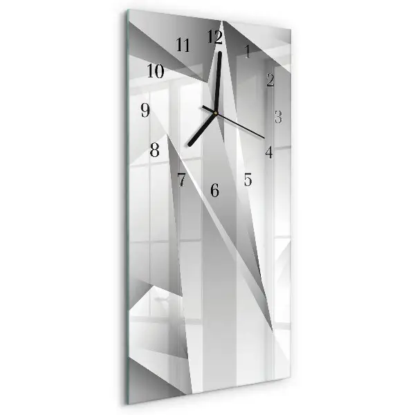 Horloge verticale en verre Modèle
