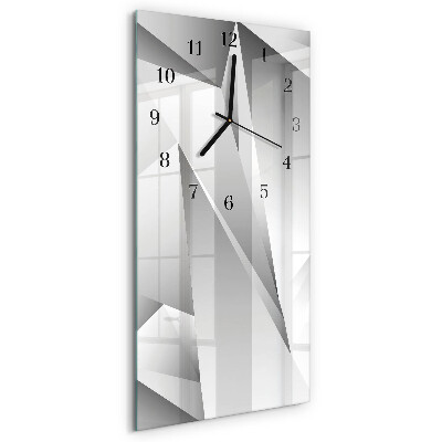 Horloge verticale en verre Modèle