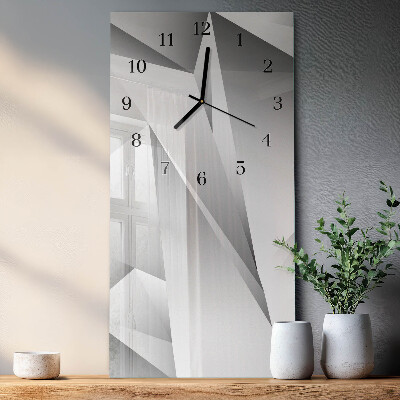 Horloge verticale en verre Modèle