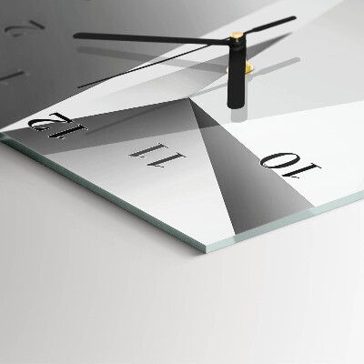 Horloge verticale en verre Modèle