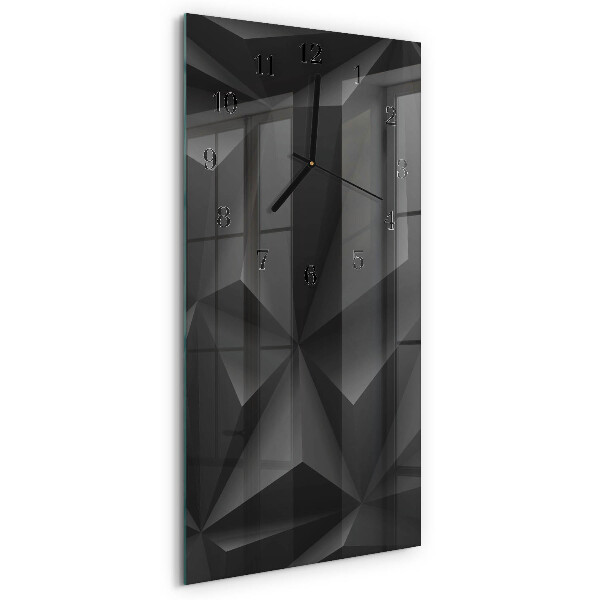 Horloge verticale en verre Modèle