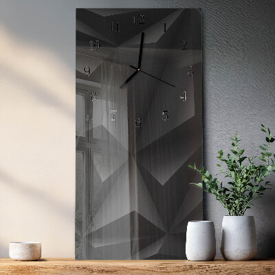 Horloge verticale en verre Modèle