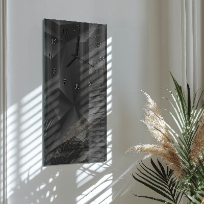 Horloge verticale en verre Modèle