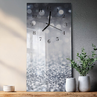 Horloge verticale en verre Brocart