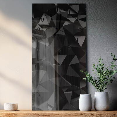 Horloge verticale en verre Modèle