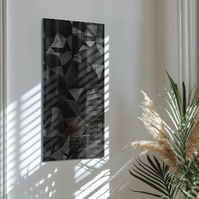Horloge verticale en verre Modèle