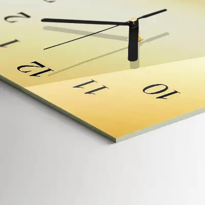 Horloge verticale en verre Abstraction
