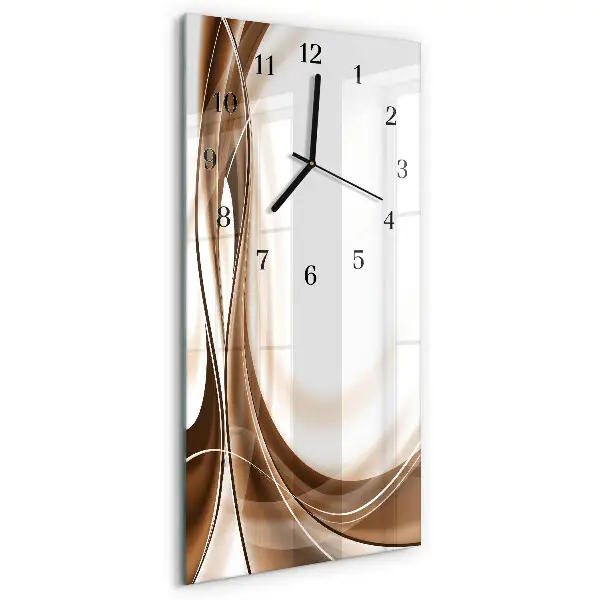 Horloge verticale en verre Modèle