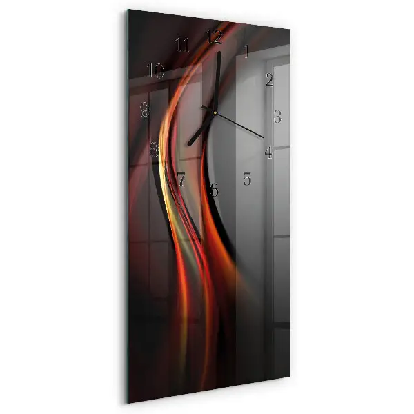 Horloge verticale en verre Modèle