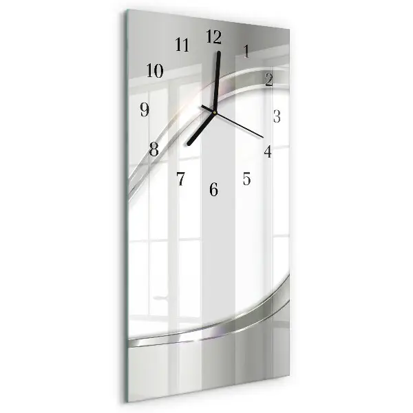 Horloge verticale en verre Modèle