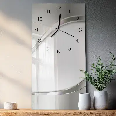 Horloge verticale en verre Modèle