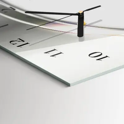 Horloge verticale en verre Modèle