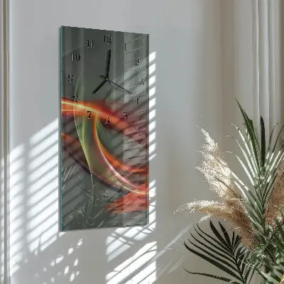Horloge verticale en verre Modèle