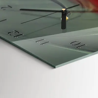 Horloge verticale en verre Modèle