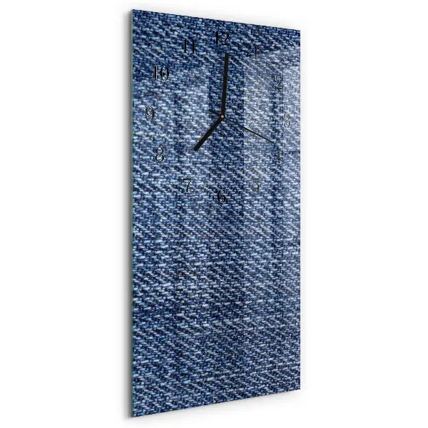 Horloge verticale en verre Plastique