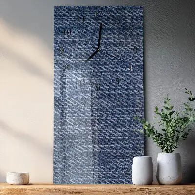 Horloge verticale en verre Plastique