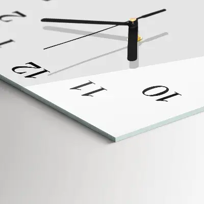 Horloge verticale en verre Primevères
