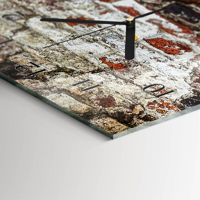 Horloge verticale en verre Mur