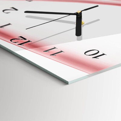 Horloge verticale en verre Art abstrait