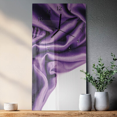 Horloge verticale en verre Velours