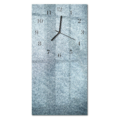Horloge verticale en verre Toile d'araignée