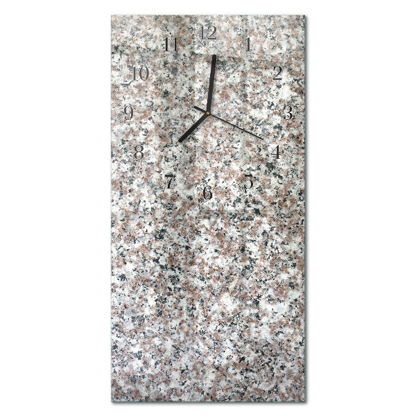 Horloge verticale en verre Fruit
