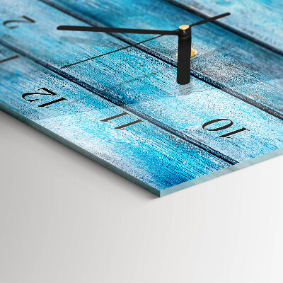 Horloge verticale en verre Bois