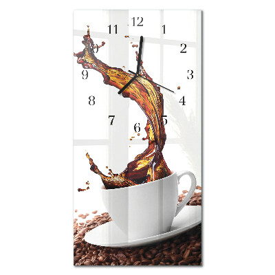 Horloge verticale en verre Pont