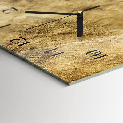 Horloge verticale en verre Papier de table