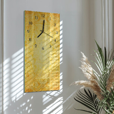 Horloge verticale en verre Abstraction