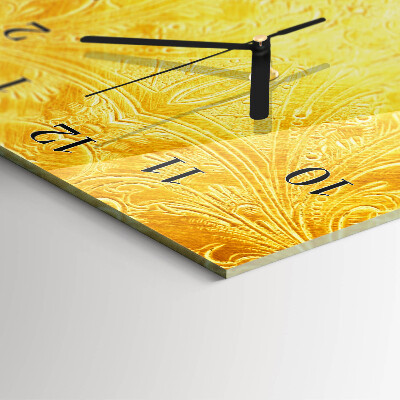 Horloge verticale en verre Abstraction