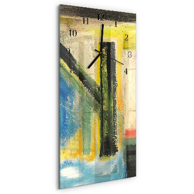 Horloge verticale en verre Modèle