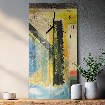 Horloge verticale en verre Modèle