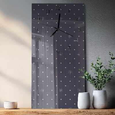 Horloge verticale en verre Modèle