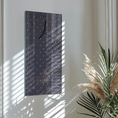 Horloge verticale en verre Modèle
