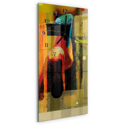 Horloge verticale en verre Modèle