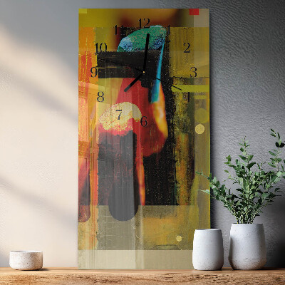 Horloge verticale en verre Modèle