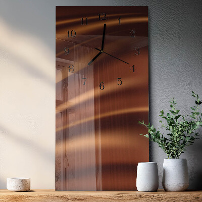 Horloge verticale en verre Modèle