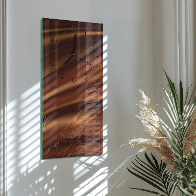 Horloge verticale en verre Modèle