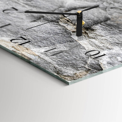 Horloge verticale en verre Pierre