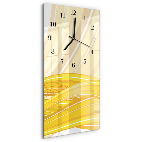Horloge verticale en verre Modèle