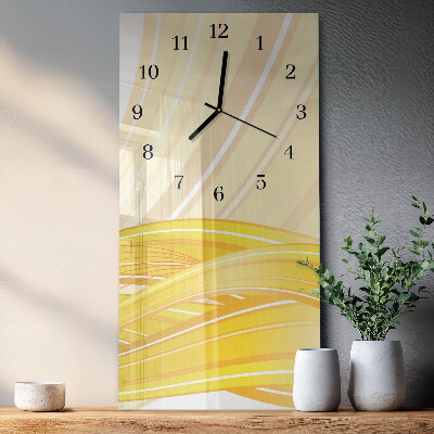 Horloge verticale en verre Modèle