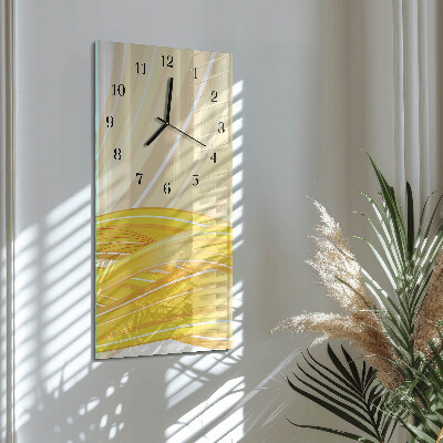 Horloge verticale en verre Modèle
