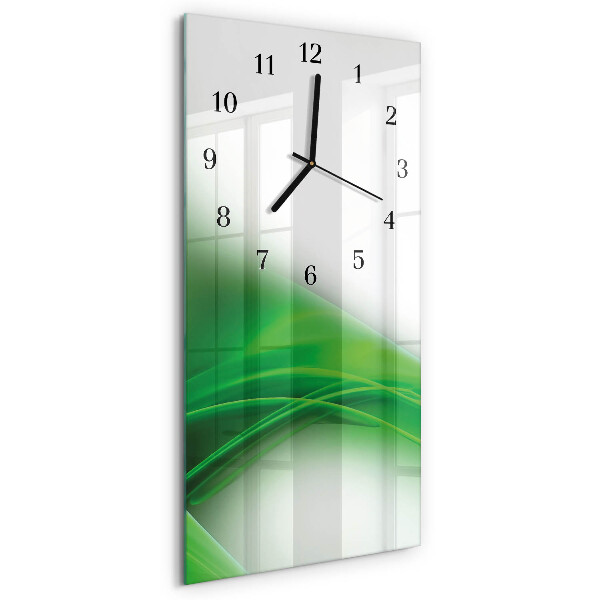 Horloge verticale en verre Modèle