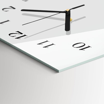 Horloge verticale en verre Modèle