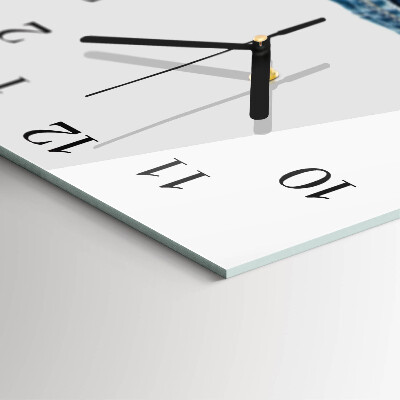 Horloge verticale en verre Jeans