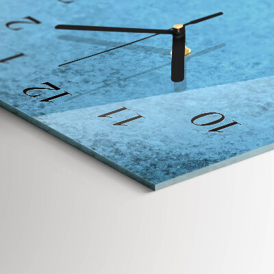 Horloge verticale en verre Modèle de glace