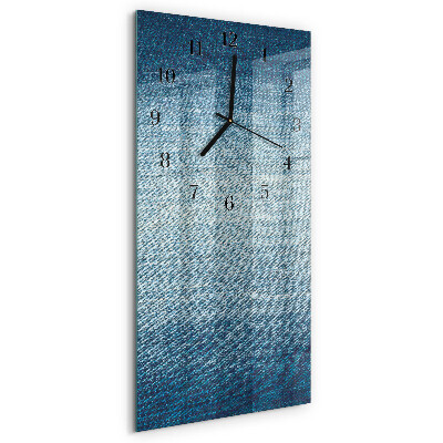 Horloge verticale en verre Plastique